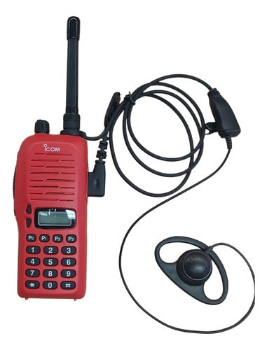 Fone Ouvido Ptt Rádio Icom Ic-3fgx 3fgx Tipo D Concha 1