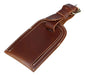 Genuine Leather Travel Luggage Tag - Name Tag Holder 0