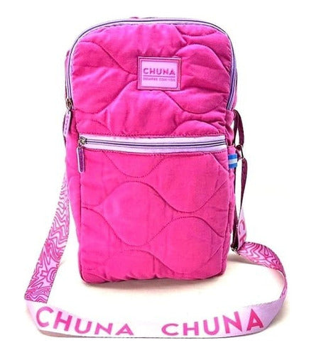 Chuna Fuchsia Wave Athens Quilted Mate Bag 0