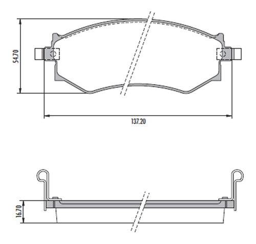 Frasle PD/453 Brake Pads 2