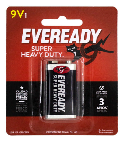 24 X Pila Bateria 9v Carbon Zinc Eveready 1222 San Martin 0