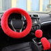 Valleycomfy Steering Wheel Cover + Gear Shift Cover + Handbrake Cover 2