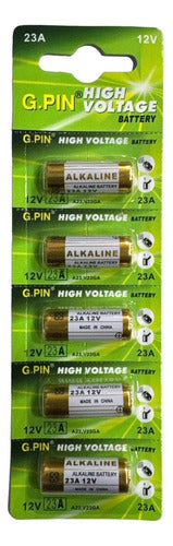 Pack X 5 Pilas Alcalinas A23 Alarma Control Remoto 2