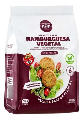 Vegetable Burger Mix 200g Gluten-Free Vegan Patty Mix x3 0