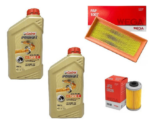 Castrol Kit Service Bajaj Rouser Ns 200 Wega Motostore 0