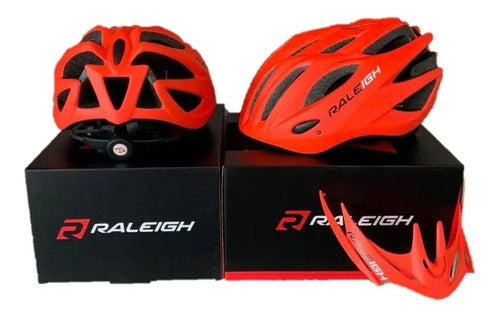 Raleigh MTB Bike Helmet with Visor Mod R26 23