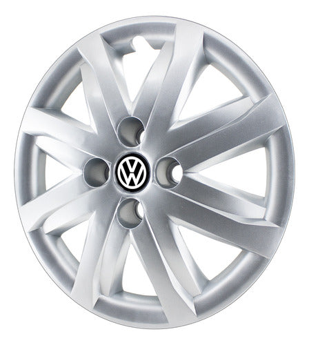 14-Inch Volkswagen Gol Power 2010-2013 Logo Wheel Cap 4