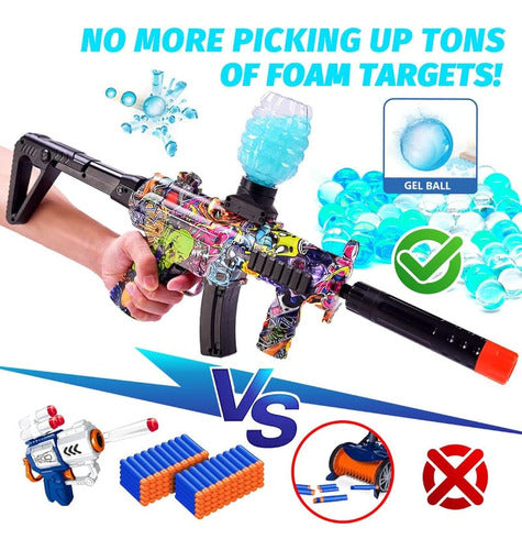 TANSAR Gel Blaster Gun GBN01L with 2 Batteries (1 Extra Battery) for Fun Shooting Games 3