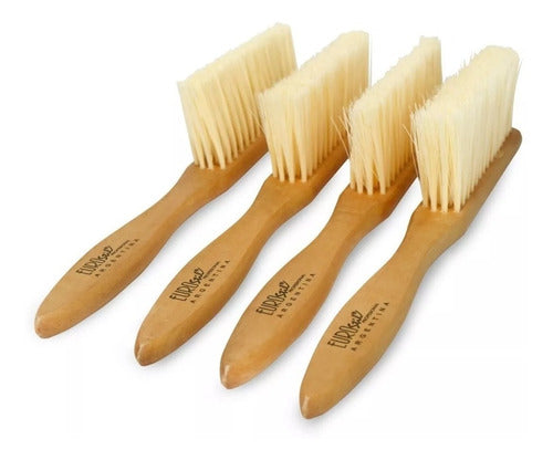 Eurostil Professional Hair Removal Barber Brush Wooden X4 0