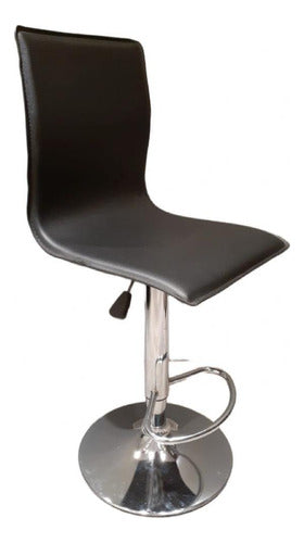 Universal Deco Adjustable Ecocuero High Back Bar Stool 0