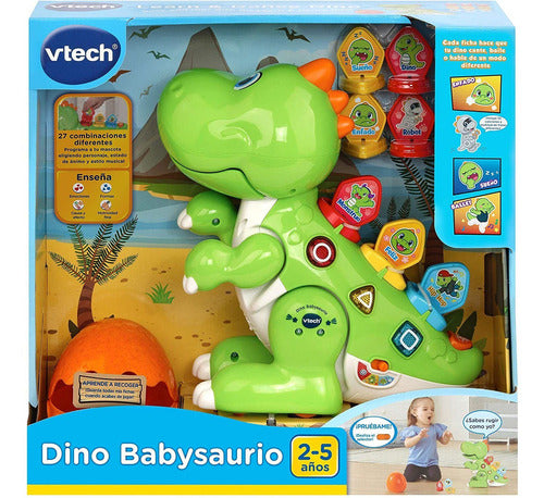 Dino Babysaurio Habla Camina Baila Luz Música Educativo 30cm 3