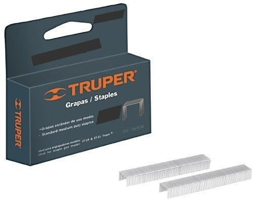 Truper Grapas ET-50 3/8 Grampa Para Engrapadora 1000 Pcs Mf 0