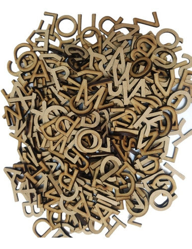 MDF 140 Letters 3cm Tall Fibrofacil Alphabet Letters Numbers 1