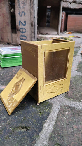 Yu-Gi-Oh! Obelisk Deck Box with Pixelated Window - TCG Game Storage 1