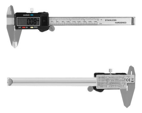 Calibrador A Vernier Digital 6 Acero Inoxidable 3