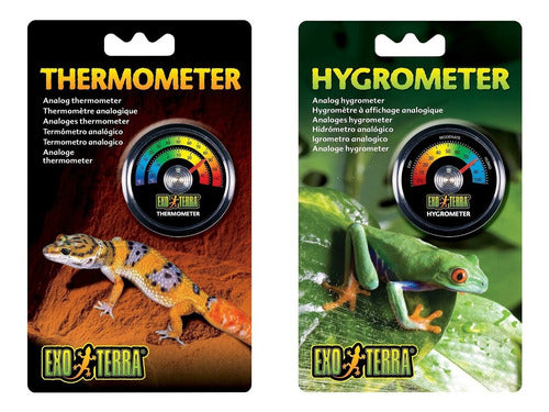 Exo Terra Thermometer + Hygrometer for Reptiles 0