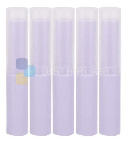 Labial Envase Plástico Lipstick 5cc Tubo Lápiz Labial X50 4