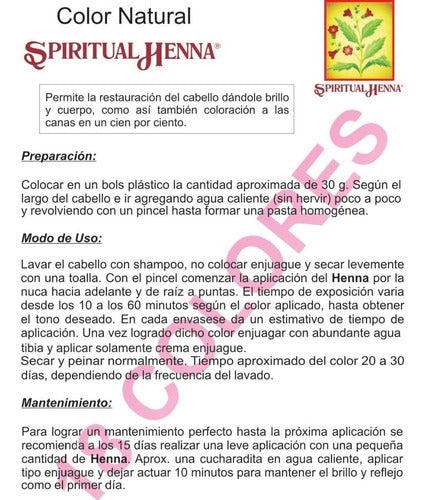 Henna x 500 Gr - Spiritual Henna (Chocolate) 2
