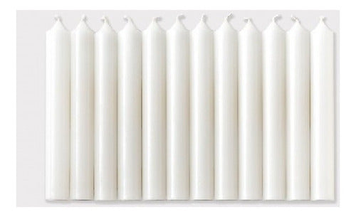 Iluminarte Long White Candles X100 - Paraffin - Bulk 2