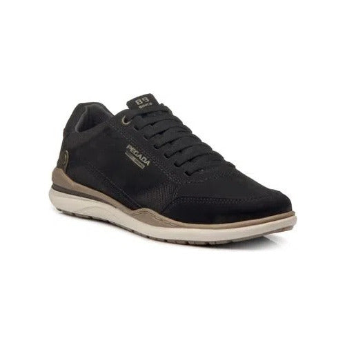 Pegada Black Nubuck Leather Shoes Special Sizes Mishop 0