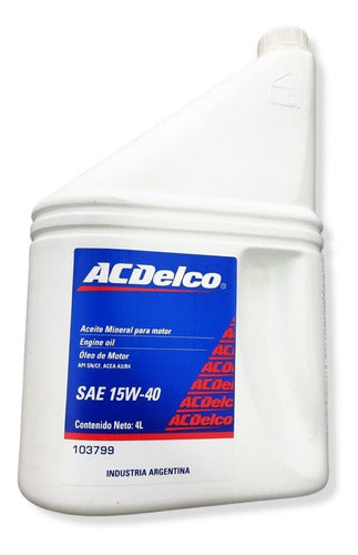 ACDelco Mineral Oil 15W40 4 Liters 0