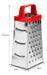 D+M Bazar Manual Cheese Grater 4-Sided Stainless Steel 20cm 1