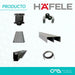 Kit Frente Placard Integral 2mts Para 2 Puertas Hafele 1