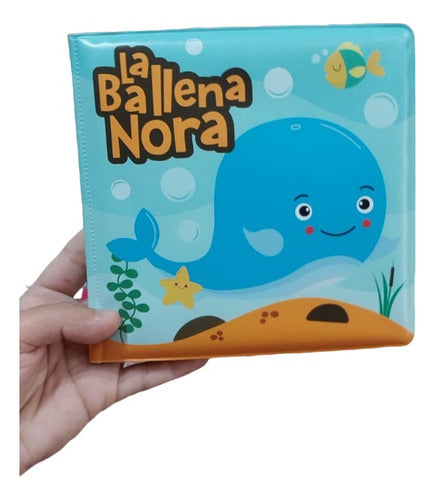 Grado Cinco Whale Bath Learning Book with Sponge and Net 0