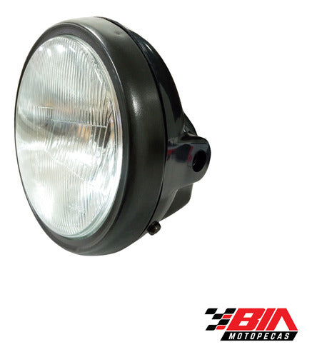 Farol Preto Vidro Completo Honda Cbx 200 Strada 1993 A 2003 2