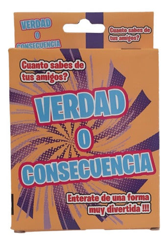 Truth or Consequence Card Game Toy 0
