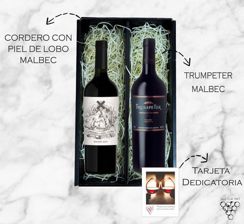 Trumpeter Regalo Caja Box Vino Con Cordero Con Piel De Lobo 1