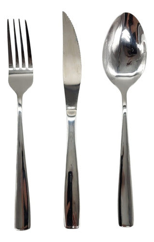 ALVY STORE Stainless Steel Cutlery Set - Fork, Knife, Spoon 0