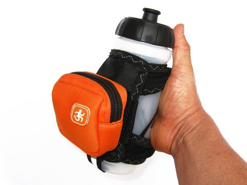 NoAf Handheld Water Bottle Holder with Pocket for Running and Cycling 2