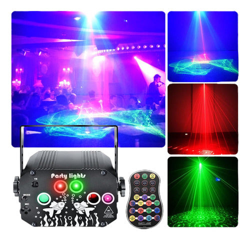 XHXD Laser Party Lights Projector with Remote Control 0