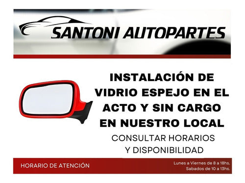 Mirror Glass VW Vento Passat 2011/2015 Defroster 8