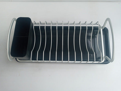 Cool Bazar Plate Drying Rack Aluminum Lisboa 42x17x12cm 6