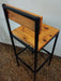 High Breakfast Bar Stool - Iron and Wood - Handcrafted by JDM 2