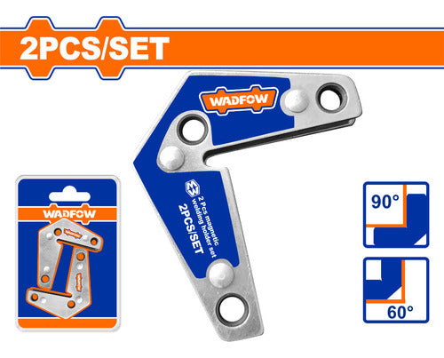 Escuadra Magnética Set X 2 Escuadra Magnetica Wadfow Wmc4601 1