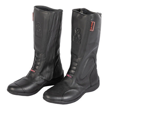 Women's Leather Motorcycle Boots with Protection Alter JOY Model 0