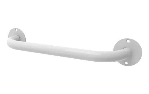 White Grab Bar 45 cm for Disabled and Seniors Safety 0