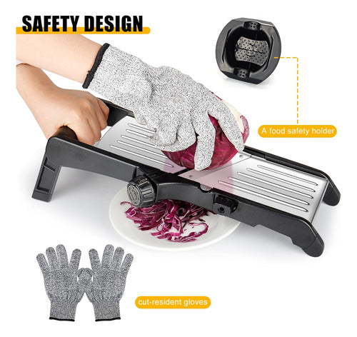 BINGBING Adjustable Stainless Steel Vegetable Cutter for Cooking 1