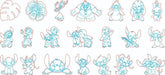 21 Lilo Characters 10cm MDF Figures 0