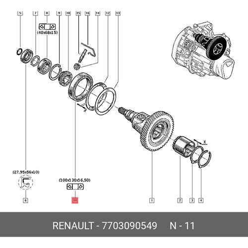 Taxim Wheel Bearing Collar for Renault R9 R11 R19 Clio Twingo Megane 3