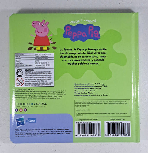 Peppa Pig. Camping - Libro Infantil Con 3 Rompecabezas 2