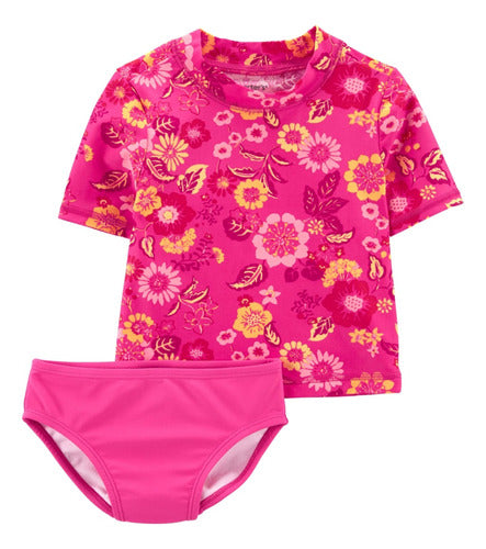 Carter's Swimwear Set with T-shirt and Bikini 12 Months UV50+ 0