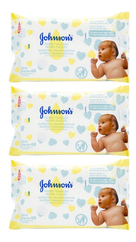 Johnson's Baby Newborn X3 Wet Wipes 48-Count 0