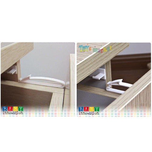 Baby Innovation Child Safety Drawer Locks Without Screws 2