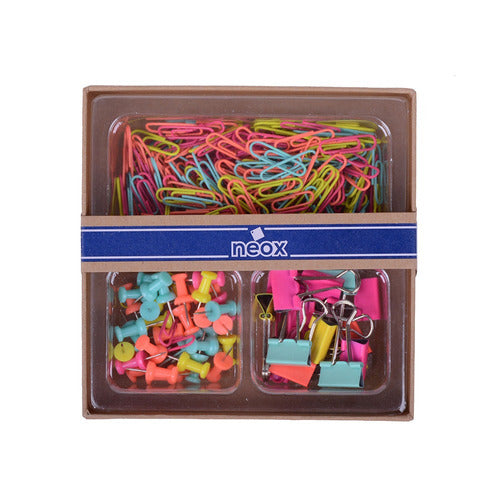 Set De Accesorios Para Escritorio Multicolor Neox - Mosca 0