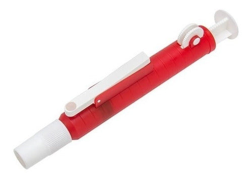 Inlabs Automatic Pipette Pump 0-25ml Red 0