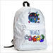 Pim Pum Pam Personalized White Among Us Backpack 0